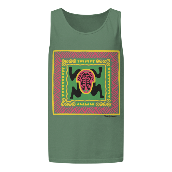 African Uga Man – Unisex garment-dyed tank top